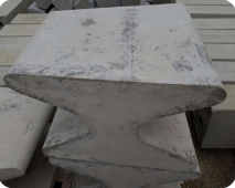 Silla En Concreto Sin Espaldar